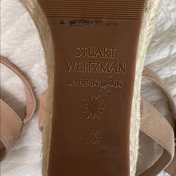 Stuart Weitzman Teddi Espadrille Wedge Sandals – Size 8.5 – EUC - Picture 8 of 13